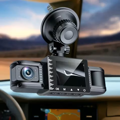 2"  , 3 Lens DASH CAM