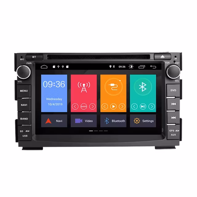 7"android 12 bil dvd spelare  Kia Venga (2010--2016) gps wifi carplay android auto blåtand rds Dsp RAM: 2GB, ROM:32 GB