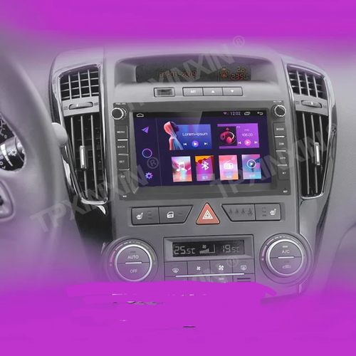 7"android 12 bil dvd spelare  Kia Venga (2010--2016) gps wifi carplay android auto blåtand rds Dsp RAM: 2GB, ROM:32 GB