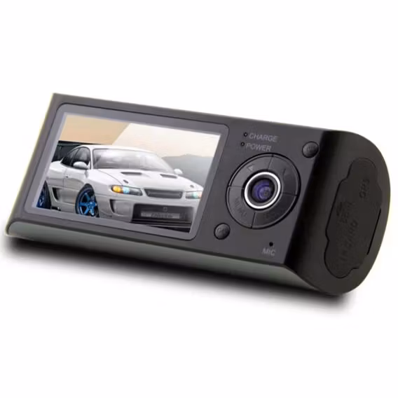 2.7" dual cam Dash-kamera