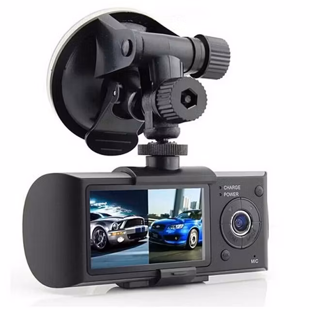 2.7" dual cam Dash-kamera