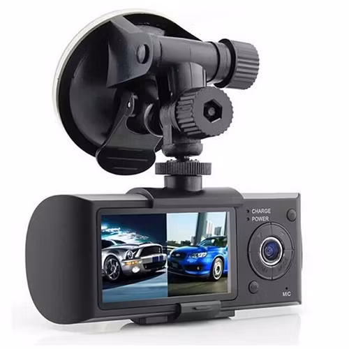 2.7" dual cam Dash-kamera