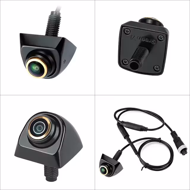 4-stifts Aviation 170° AHD 1080P 360° justerbar backkamera för lastbil