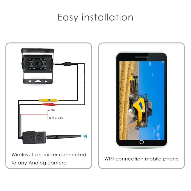 Bil backkamera wifi modul