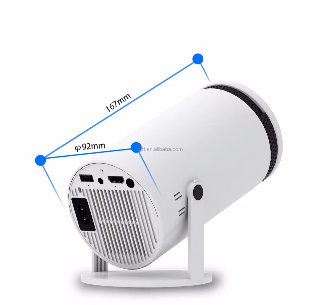 130"  android 12 mini Bärbar 5G wifi android projektor