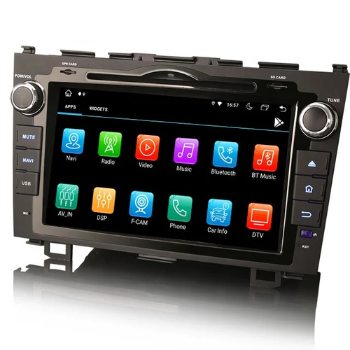 8"android 12 bil dvd-spelare HONDA CR-V (2006-2011) gps wifi carplay android auto blåtand rds Dsp RAM:4GB, ROM:64GB, 4G LTE