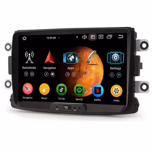 7" android 13, bilstereo  Renault Dacia/duster/logan/dokker/sandero/lodgy(2010--2020) gps wifi carplay android auto blåtand rds Dsp RAM:4GB, ROM:64GB, 4G LTE