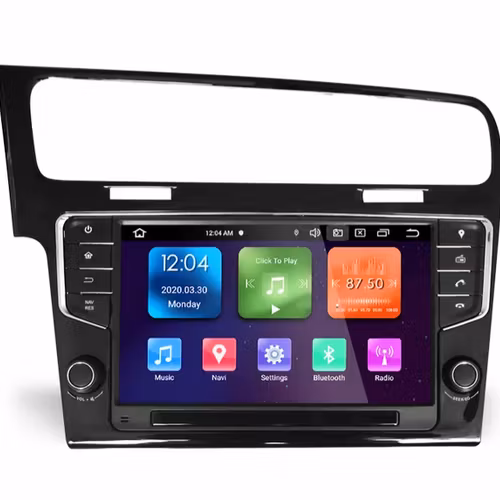 9"android 13,bilstereo Vw Golf 7( 2013---2017) gps wifi carplay android auto blåtand rds Dsp RAM:8GB, ROM: 128GB, 4G LTE