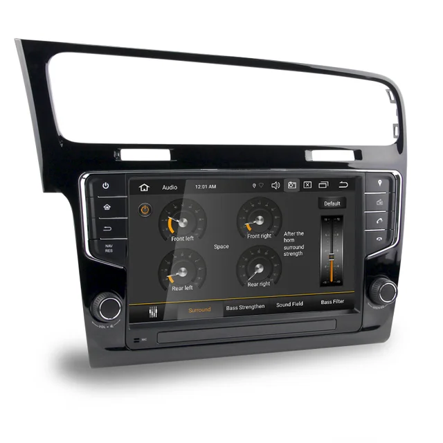 9"android 13,bilstereo Vw Golf 7( 2013---2017) gps wifi carplay android auto blåtand rds Dsp RAM:8GB, ROM: 128GB, 4G LTE