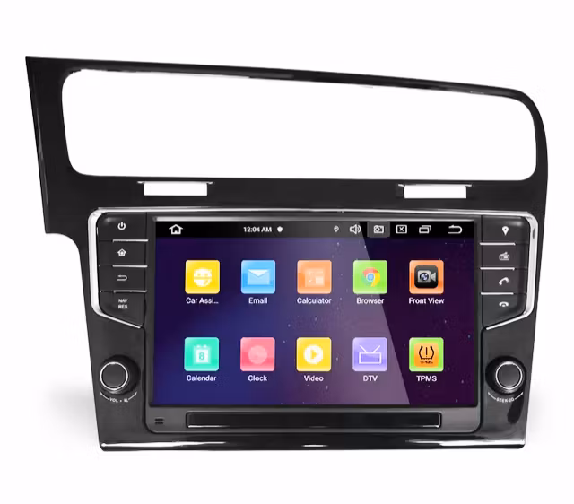 9"android 13,bilstereo Vw Golf 7( 2013---2017) gps wifi carplay android auto blåtand rds Dsp RAM:4GB, ROM: 64GB, 4G LTE