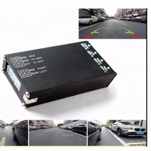 Frontkamera + backkamera switch. Modul med dvr anslutning
