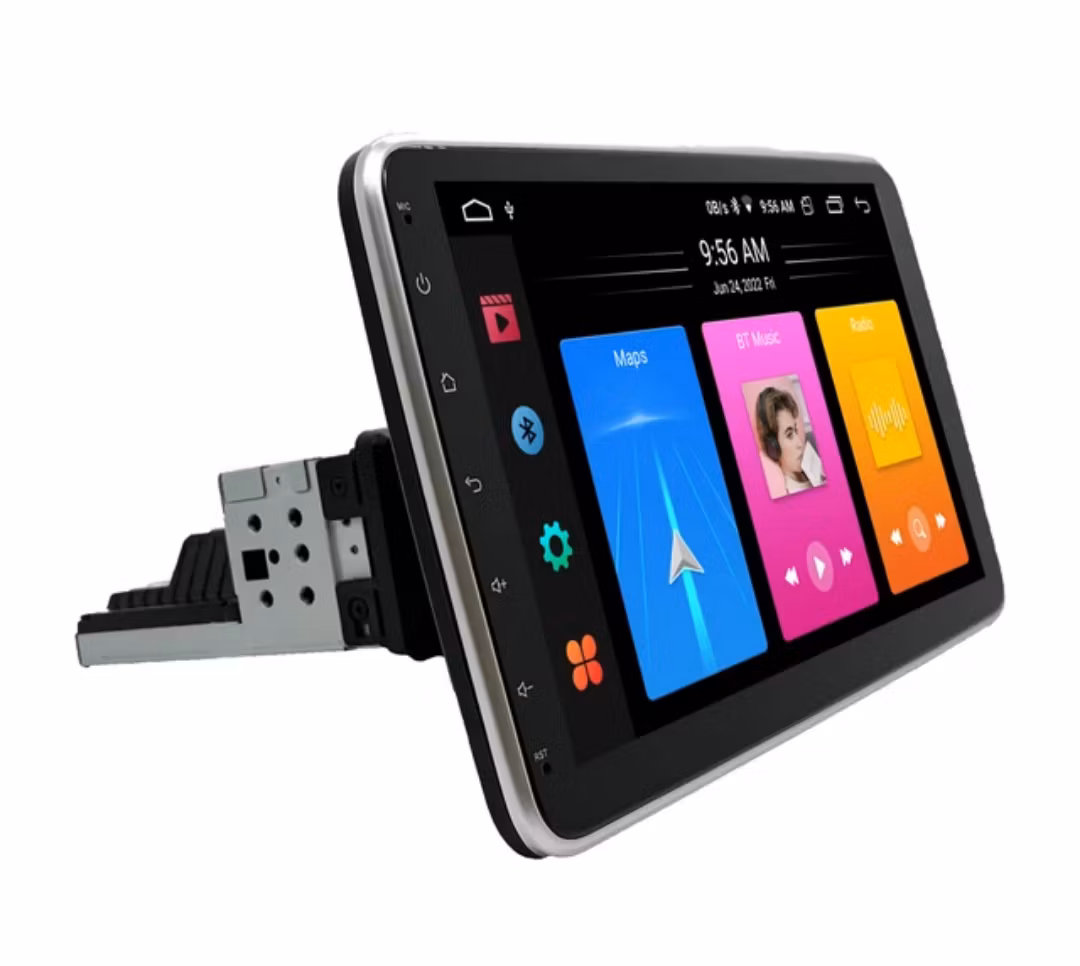 10.1 " Enkel DIN bilstereo med gps,wifi, bluetooth, carplay,android 10