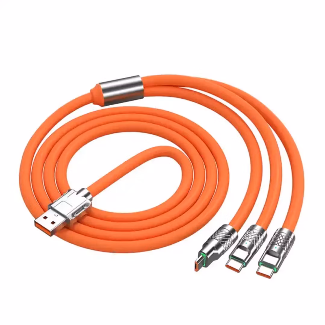 3 i 1  telefon  laddare kabel 1.2m