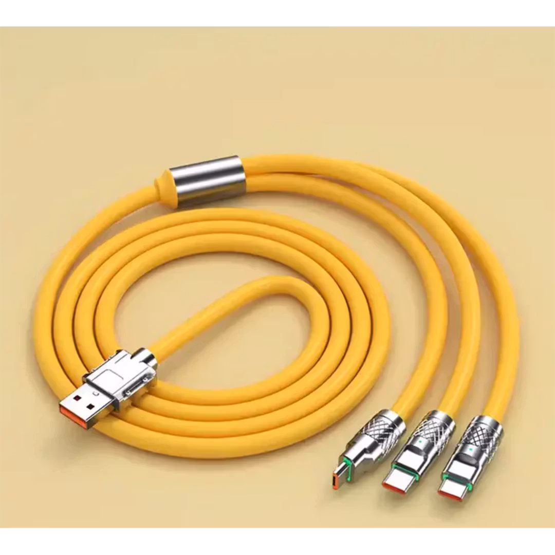 3 i 1  telefon  laddare kabel 1.2m
