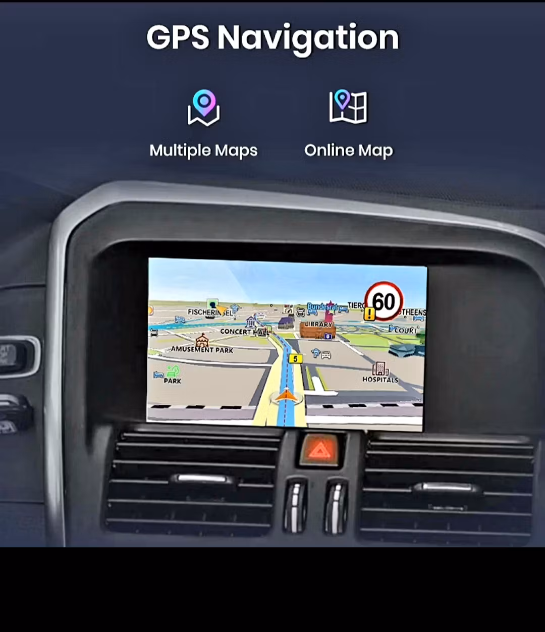 Carplay & Android auto modul Volvo xc60,S60,v40,v60(2015--2018)