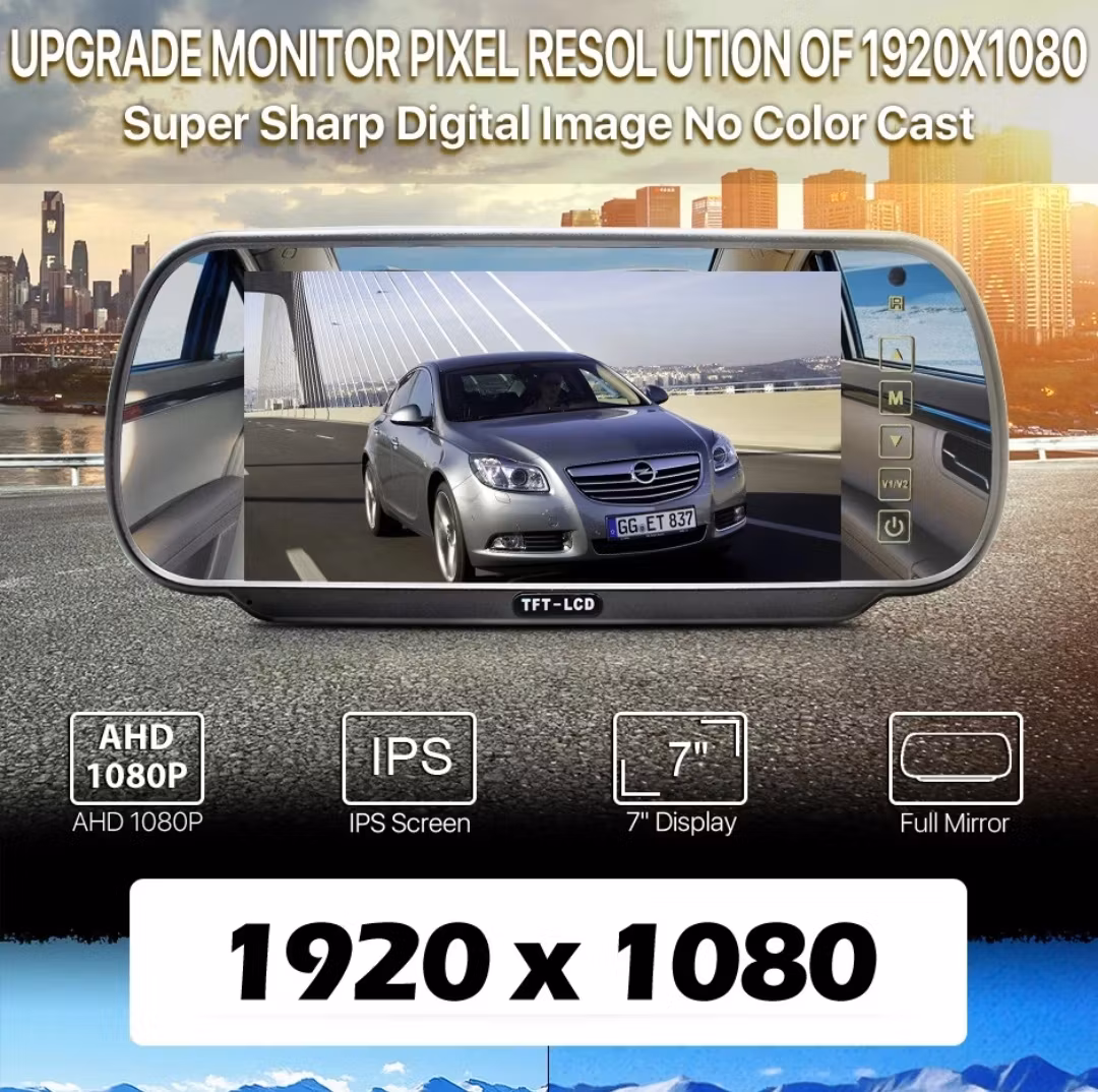 Bromsromsljus backkamera + 7" monitor för Iveco Daily( 2015-2017)