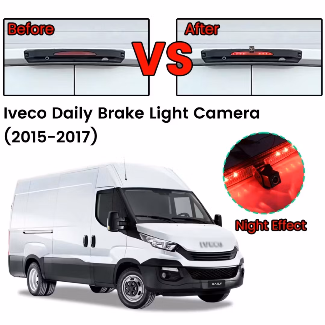 Bromsromsljus backkamera + 7" monitor för Iveco Daily( 2015-2017)