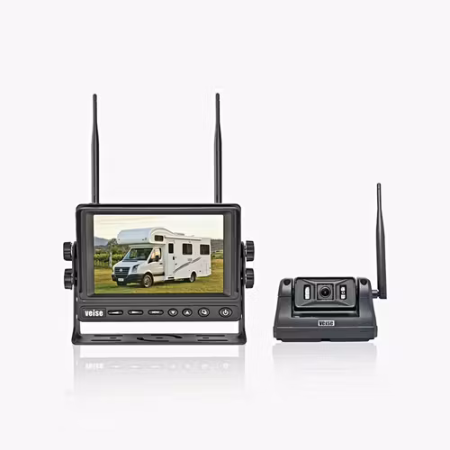 Mobila trådlösa kameror med 8000mAh batteri  + 7" monitor
