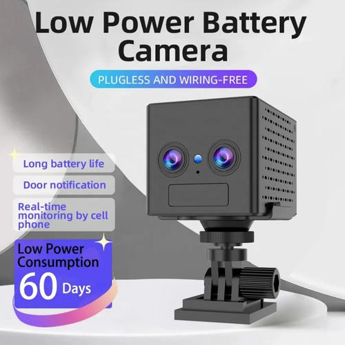 4G LTE  5 megapixel,4K mini bärbar  video bevakningskamera, 3.000mAh