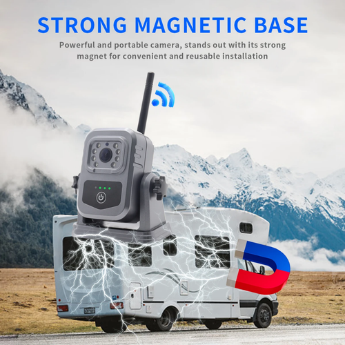 3000 mAh mini bärbar wfi magnetisk  vattentät  hd backkamera