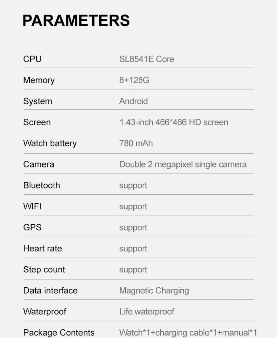 4G /5G Smart klocka, gps kamera
