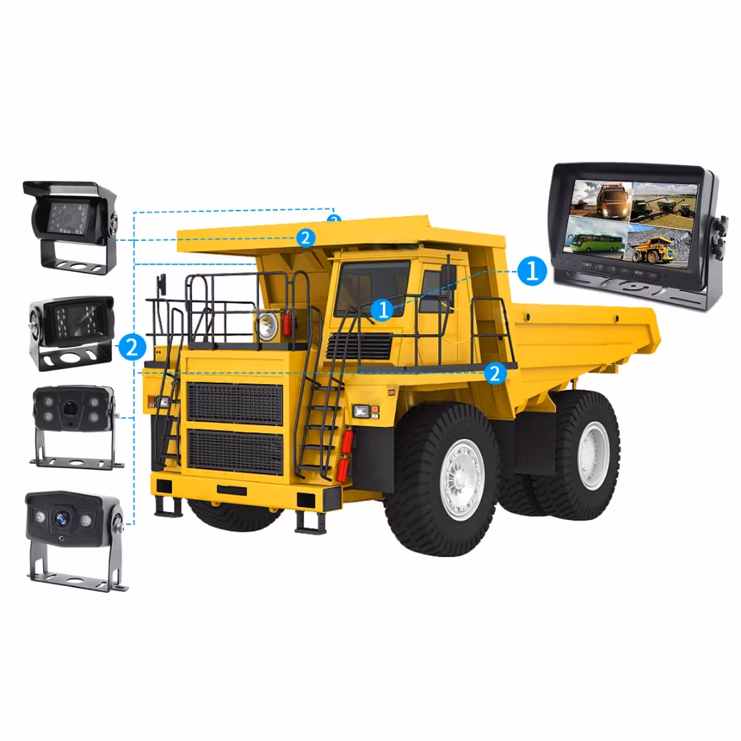 7" bus lastbil monitor