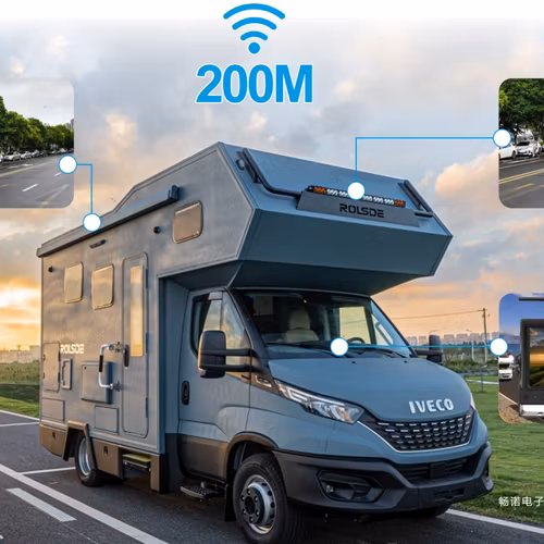 7" Bus,Skåpbil, husbil wifi vattentät backkamera  system.