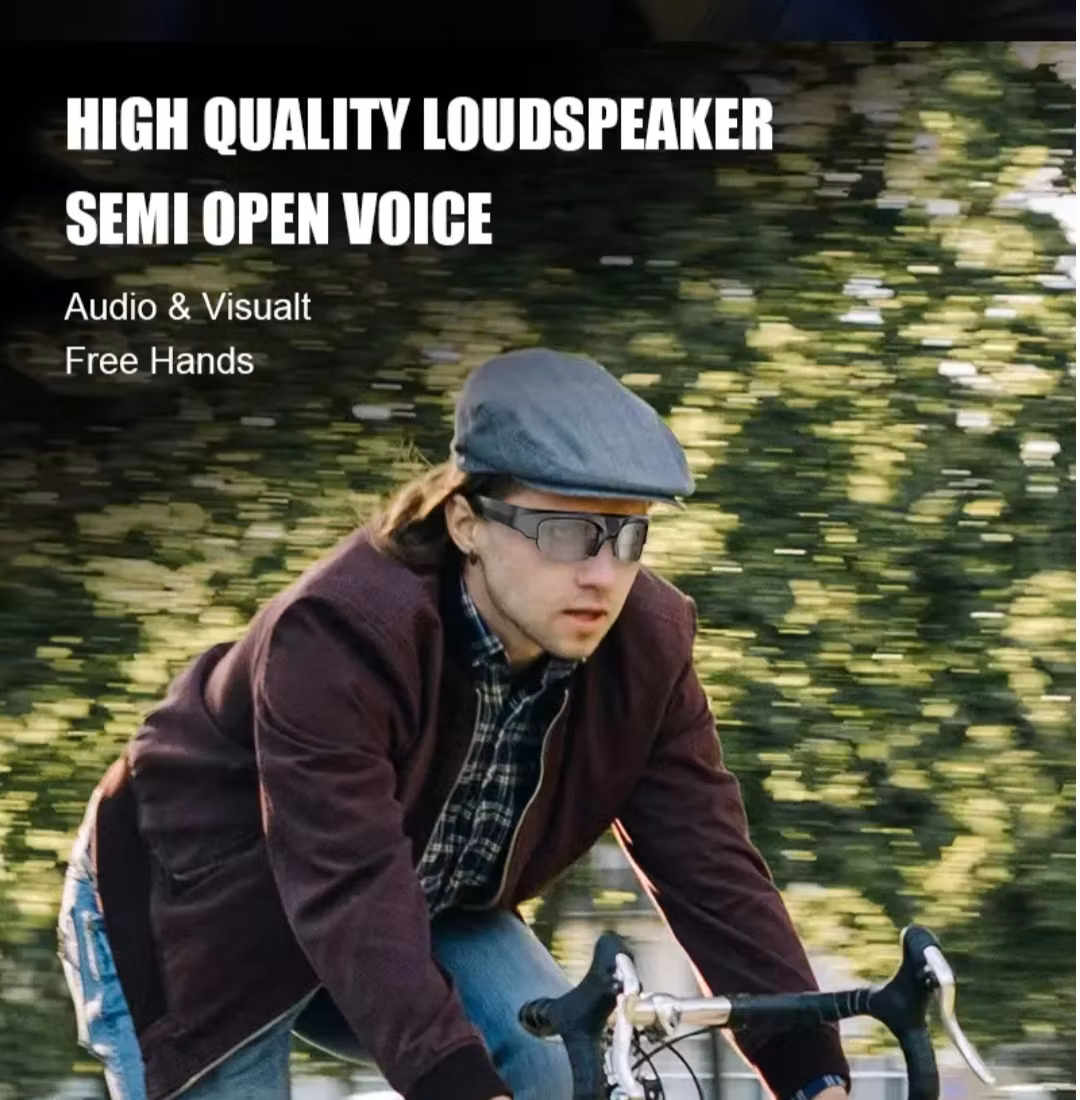128GB senaste Glasögon med 4K HD  videokamera Bluetooth, musik spelare