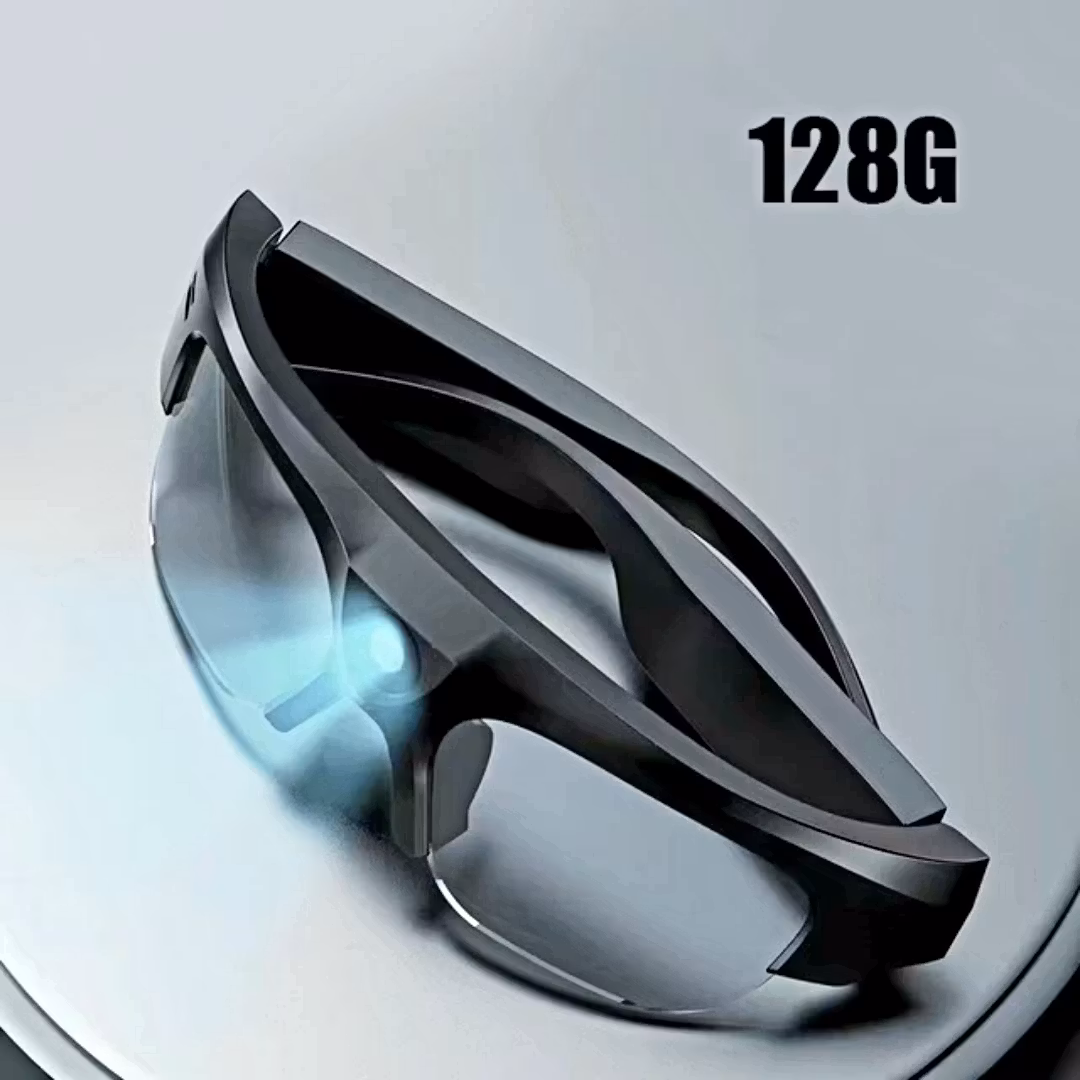 128GB senaste Glasögon med 4K HD  videokamera Bluetooth, musik spelare
