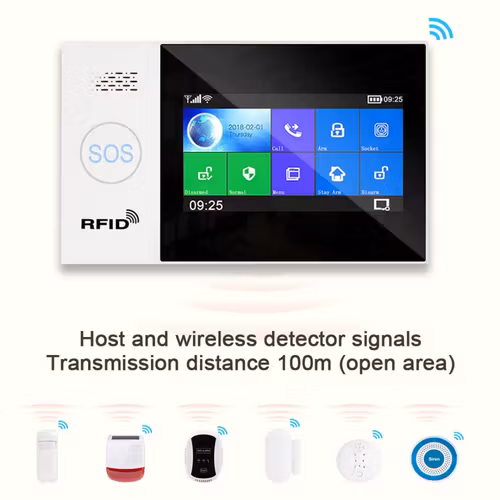 Smart House Safety System Auto Dialer WiFi GSM Tuya Wireless Home Security Smart 4G heminbrottslarmsystem