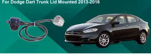 Original backkamera Dodge Dart Trunk Lock monterad 2013-2016