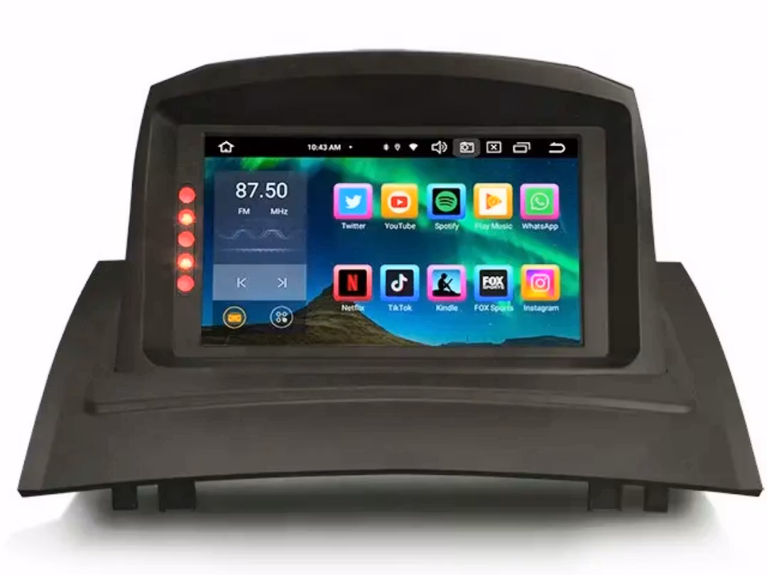 7"android 13, bilstereo dvd-spelare  Renault Megane II (2002-2008) gps wifi carplay android auto blåtand rds Dsp RAM: 4GB ROM: 4GB, ROM: 64GB, 4G LTE