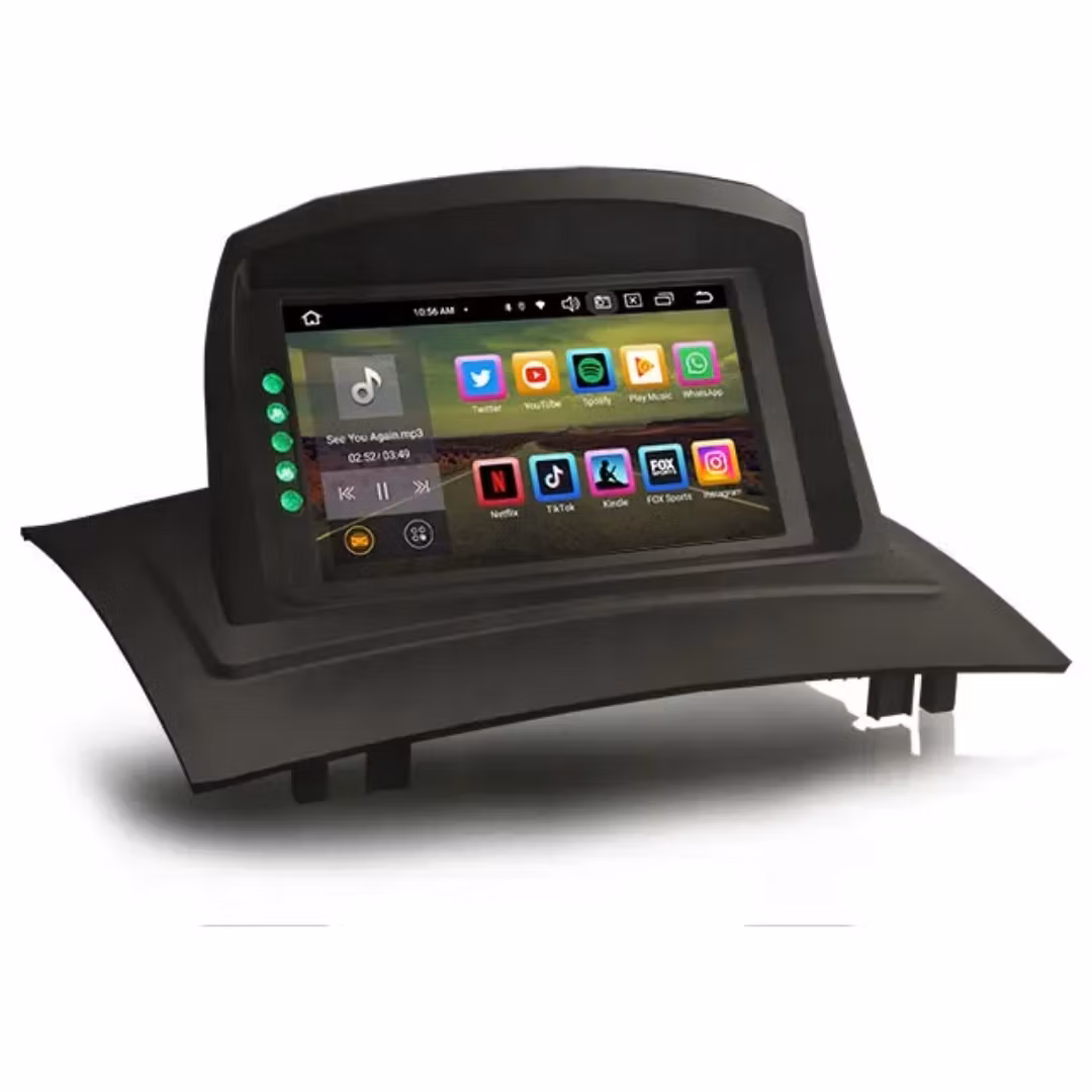 7"android 13, bilstereo dvd-spelare  Renault Megane II (2002-2008) gps wifi carplay android auto blåtand rds Dsp RAM: 4GB ROM: 4GB, ROM: 64GB, 4G LTE