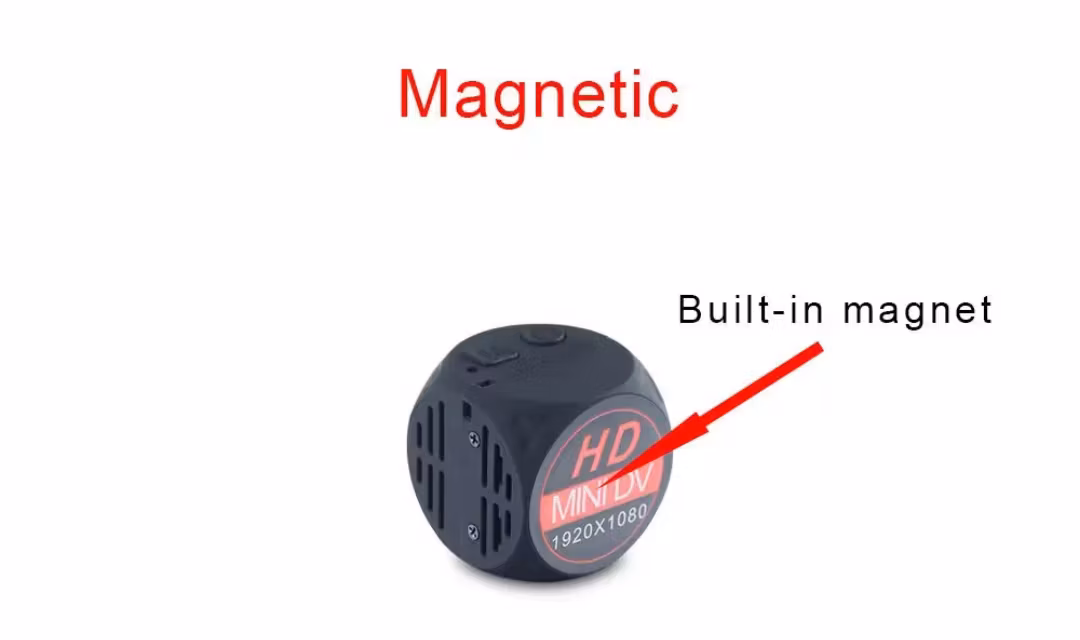 Mini sportkamera med magnet fäste