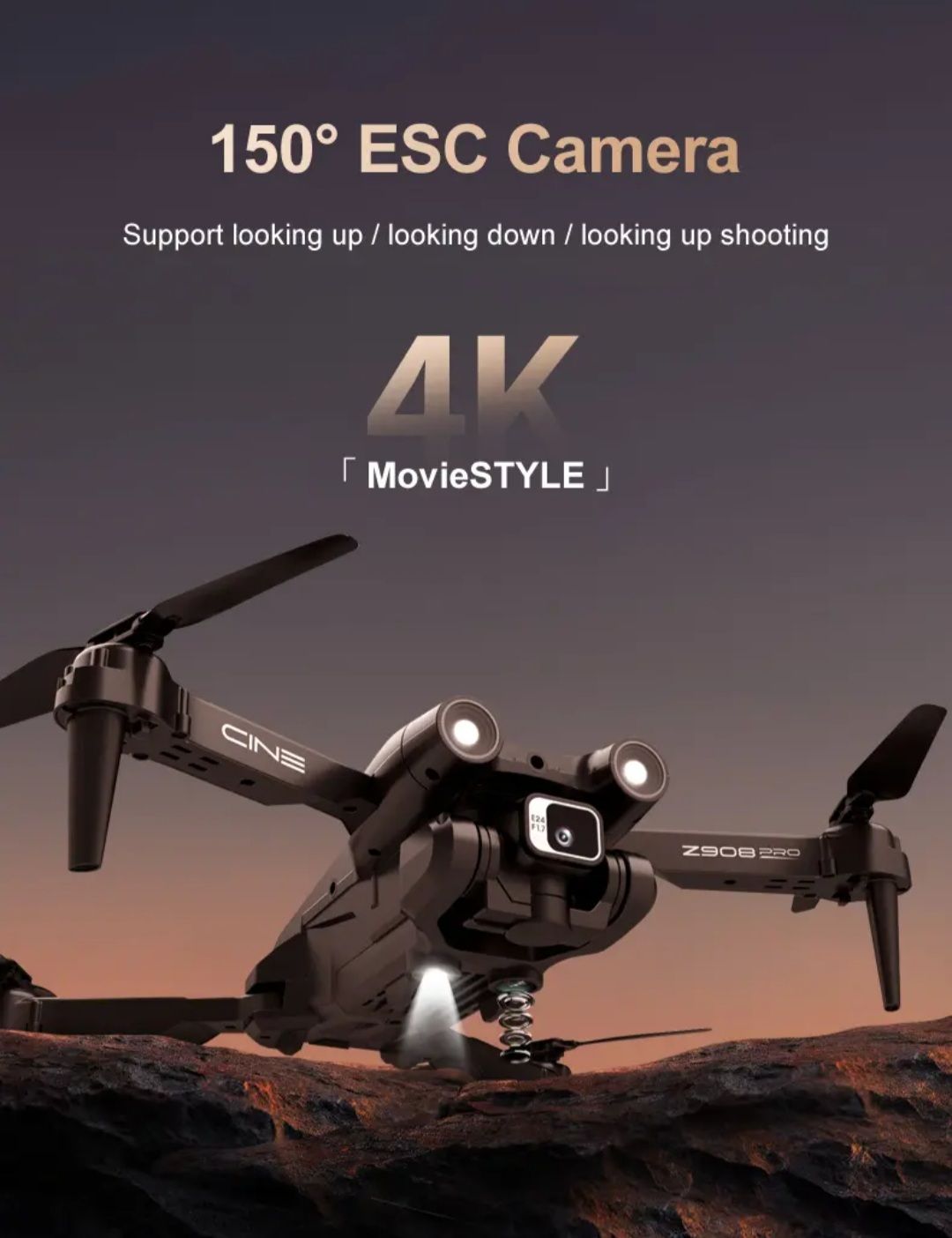 Mini 4K professionnel drönaren