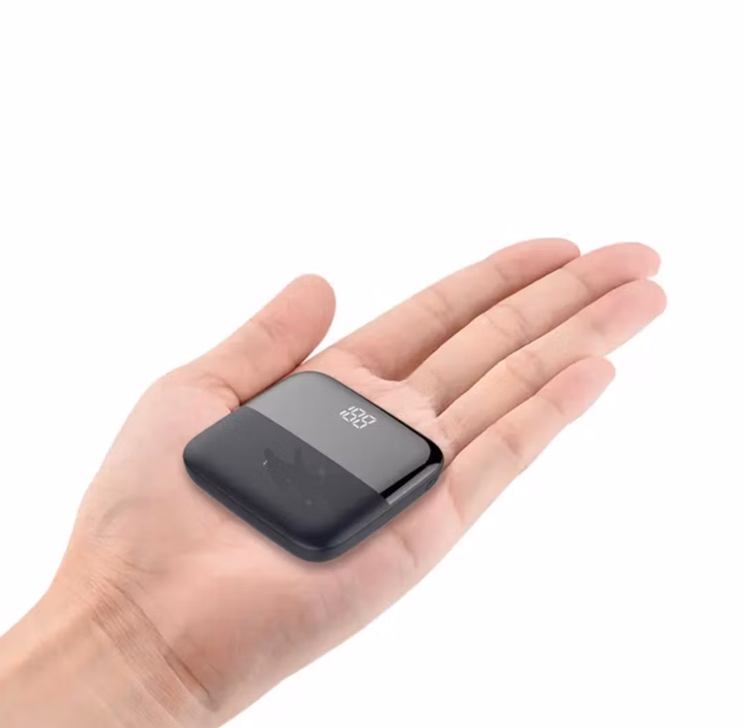 Mini powerbank 10.000mAh telefon snabb laddare