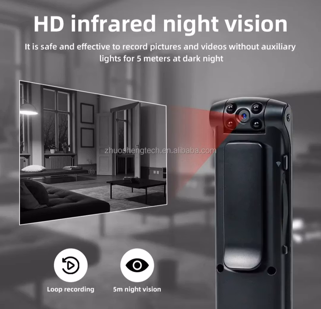 128GB wifi  Business pocket mini DV videokamera,1200mAh