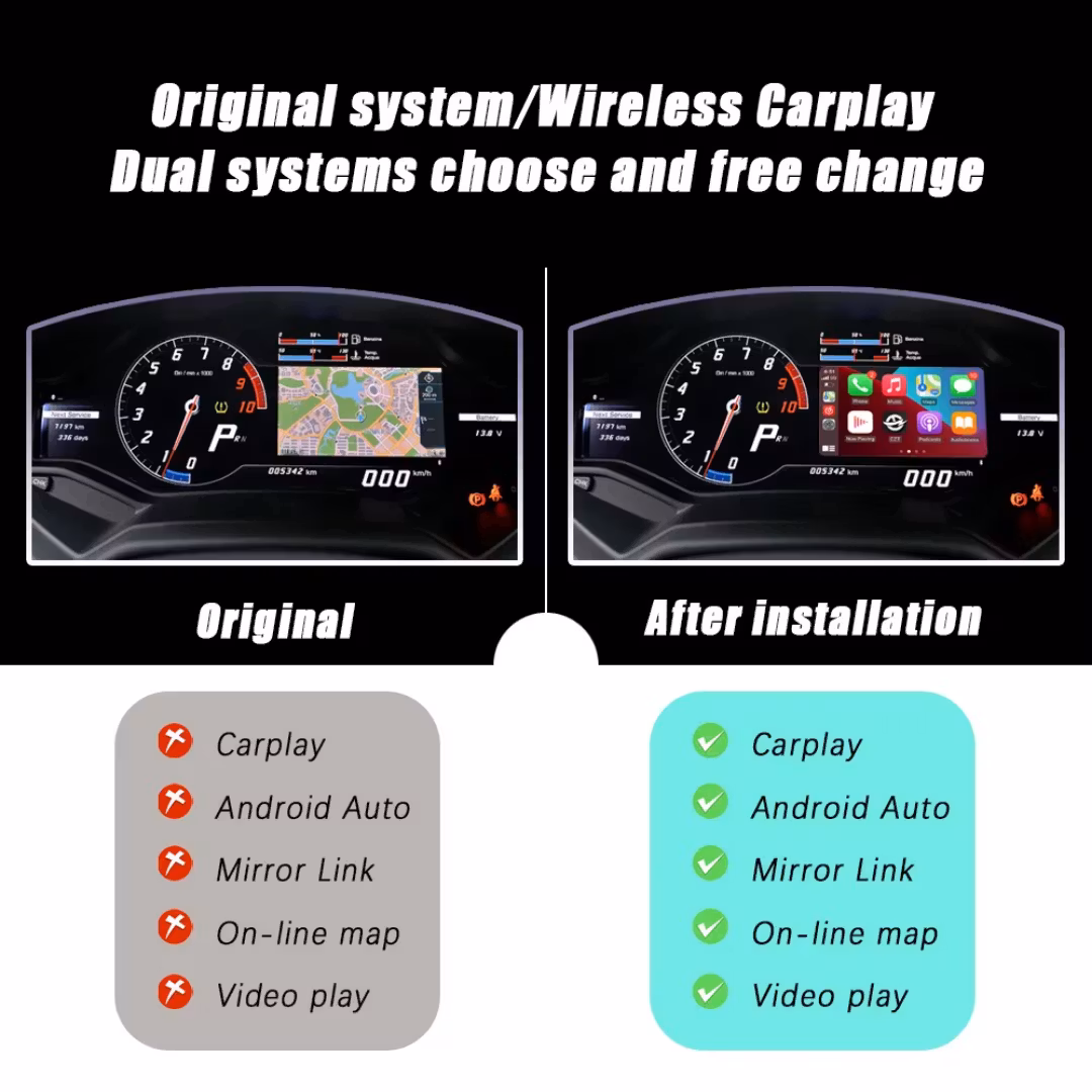 Carplay android auto  Lamborghini huracan (2012--2019)