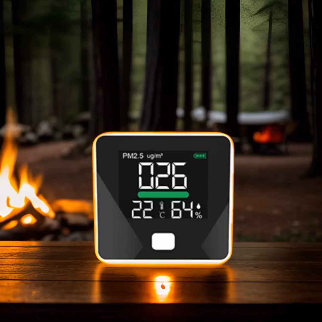 3-i-1 intelligent gasanalysator med PM2.5 temperaturfuktighetssensor och luftkvalitetsdetektor