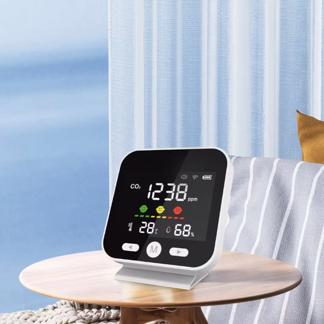 Wifi CO2+Temperatur+Fuktighet mätare