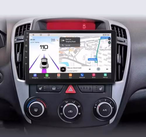 9"android 13, bilstereo kia Ceed  ( 2007--2009) gps wifi carplay android auto blåtand rds Dsp RAM:4GB, ROM:64GB,4G LTE