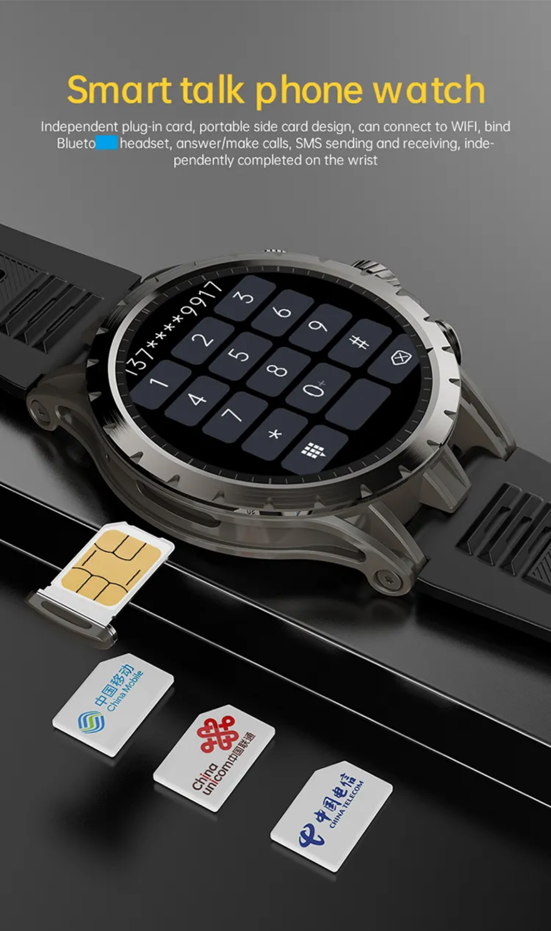 4G armbandklocka med videokamera