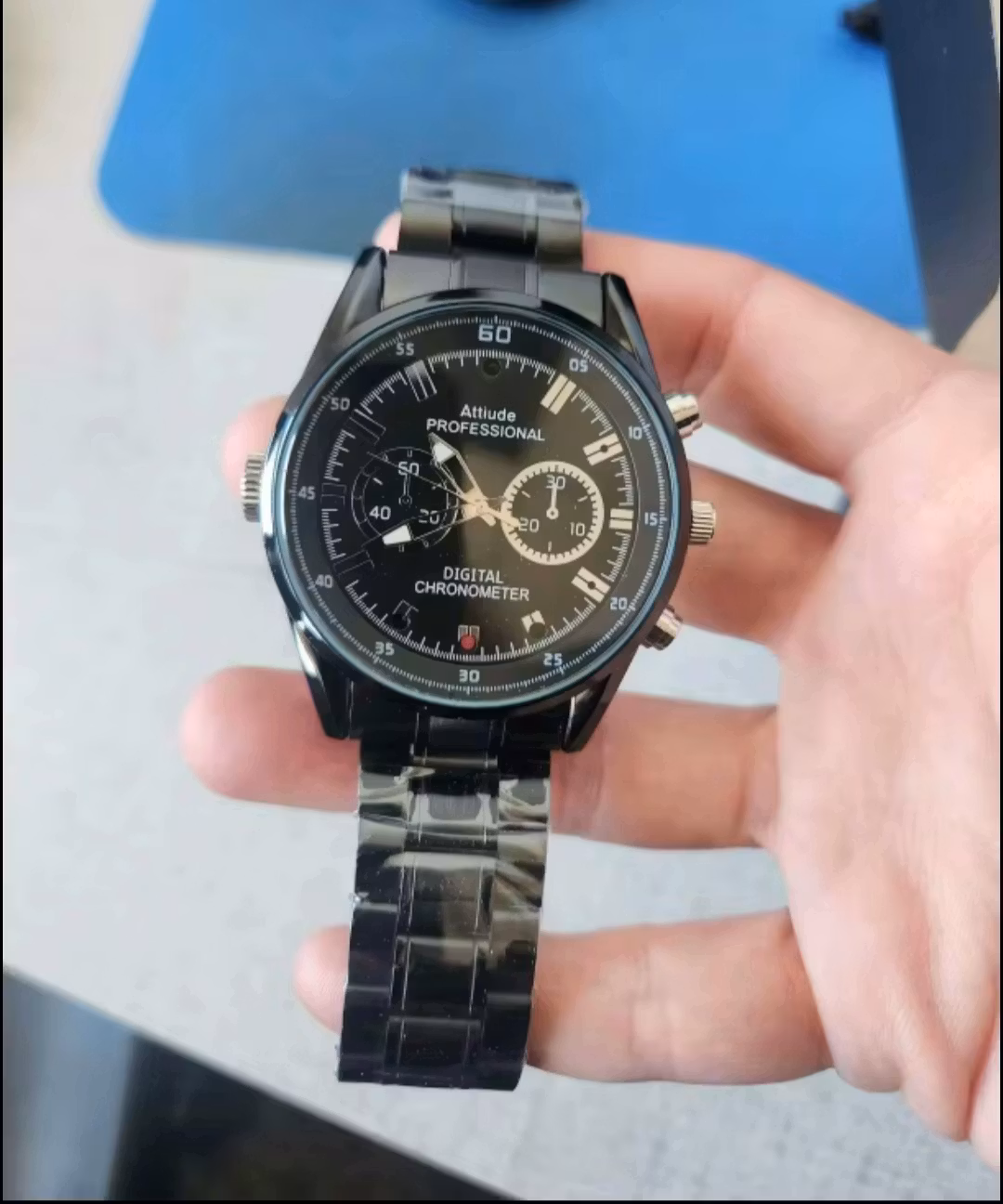 Mini 1080P HD Smartklocka  med Night Vision Motion-aktiverad videoinspelning