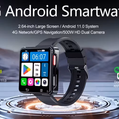 4G LTE  android 11 smartklocka 1200 mAh