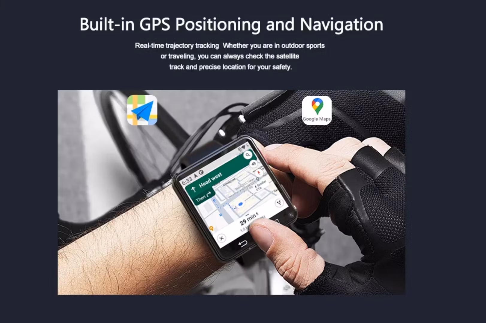 4G LTE  android 11 smartklocka 1200 mAh