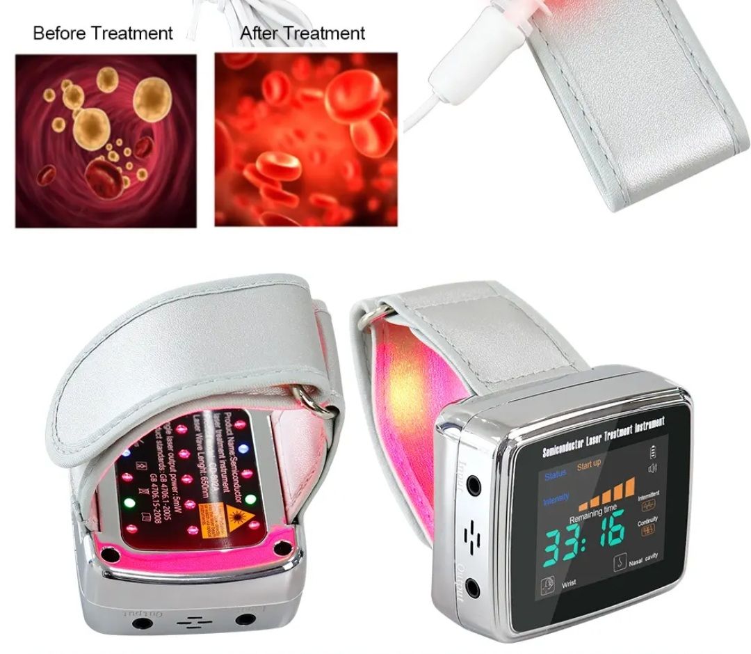 Laser behandling  av högblodtryck,diabetes