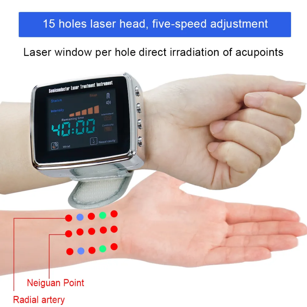Laser behandling  av högblodtryck,diabetes