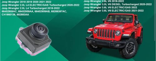Original backkamera Jeep Wrangler (2018-2023)