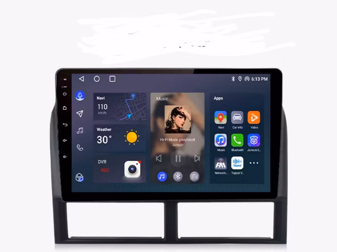 9"android 13,bilstereo Jeep Grand Cherokee ( 1998 - 2004) gps wifi carplay android auto blåtand rds Dsp RAM:4 GB,ROM:64, 4G LTE