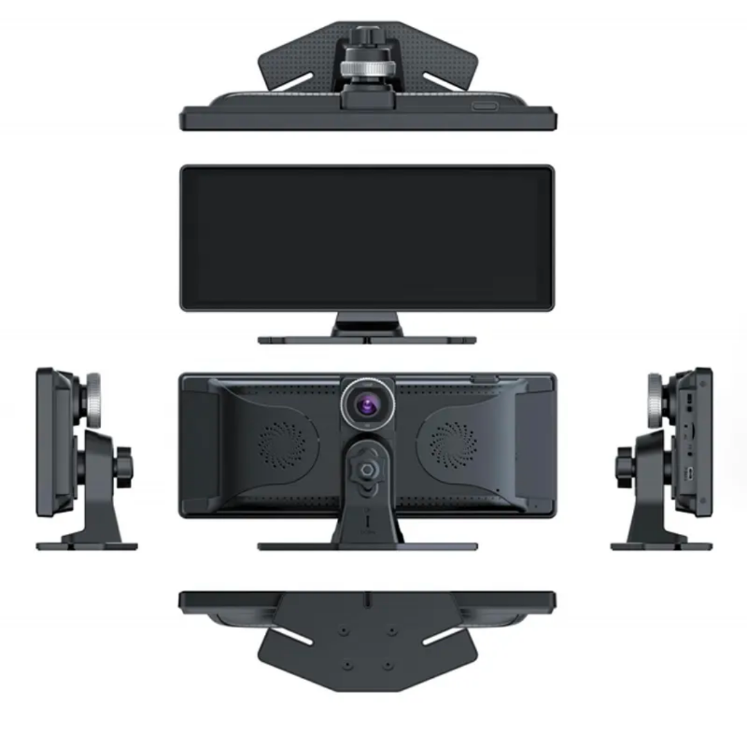 10,26'' IPS pekskärm HD Bärbar Monitor Trådlös Carplay Android auto Display Universal bil  Media spelare
